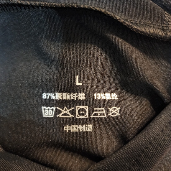 Black Sleeveless Compression Hoodie Hip-hop Workout Shirt Men's Size Large - Picture 8 of 8